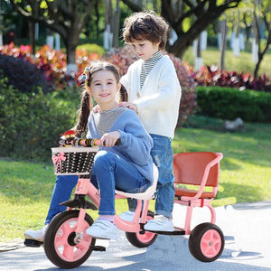 Bicicleta de dos asientos para niños