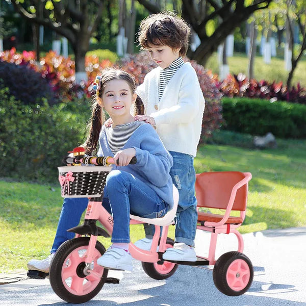 Bicicleta de dos asientos para niños