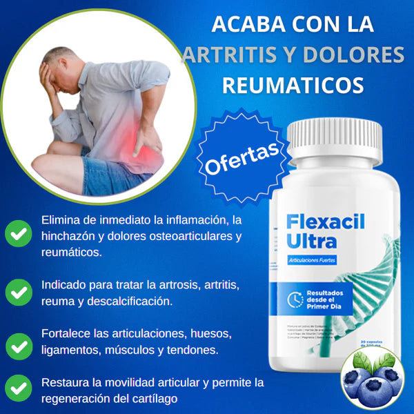 ⭐Flexacil Ultra para el Dolor Articular, Lumbar y Muscular⭐