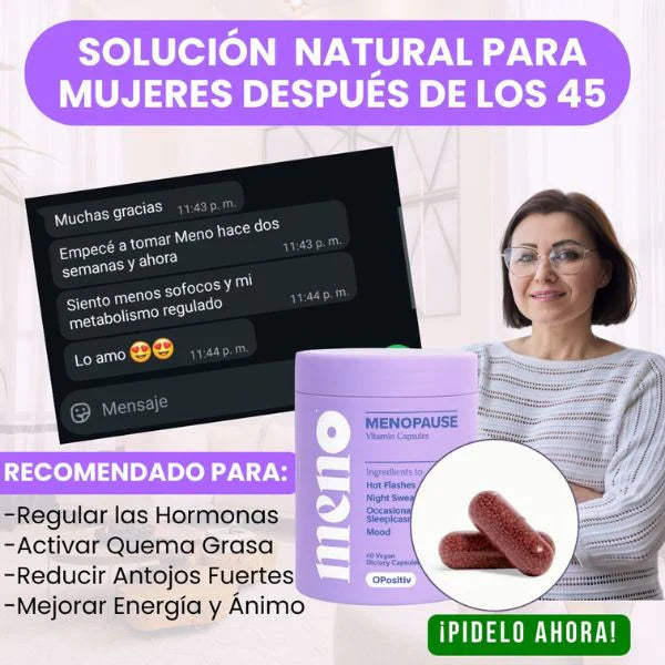 🌸 MENO VITAMINAS – Equilibrio, energía y bienestar durante la menopausia 🌺